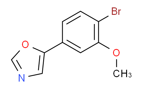 5-(4-bromo-3-methoxyphenyl)oxazole