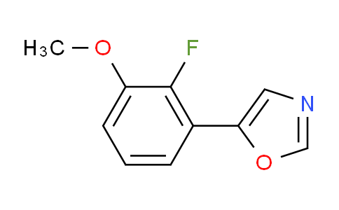 5-(2-fluoro-3-methoxyphenyl)oxazole