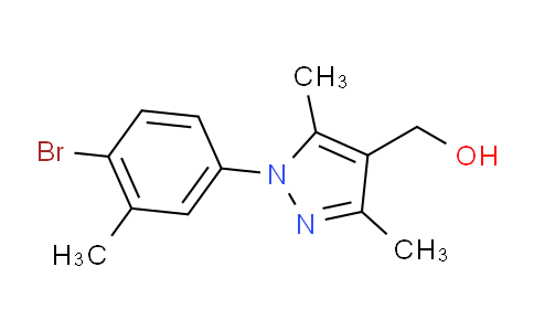 (1-(4-Bromo-3-methylphenyl)-3,5-dimethyl-1H-pyrazol-4-yl)methanol