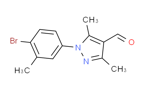 1-(4-Bromo-3-methylphenyl)-3,5-dimethyl-1H-pyrazole-4-carbaldehyde