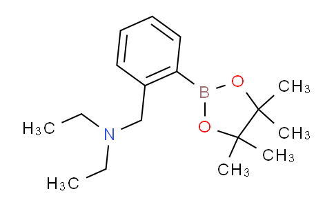 N-ethyl-N-(2-(4,4,5,5-tetramethyl-1,3,2-dioxaborolan-2-yl)benzyl)ethanamine