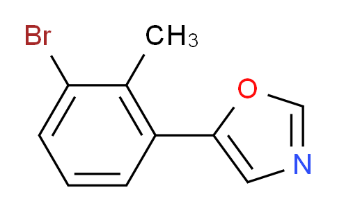 5-(3-bromo-2-methylphenyl)oxazole