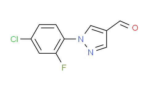 1-(4-Chloro-2-fluorophenyl)-1H-pyrazole-4-carbaldehyde