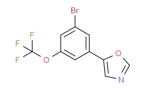 5-(3-bromo-5-(trifluoromethoxy)phenyl)oxazole