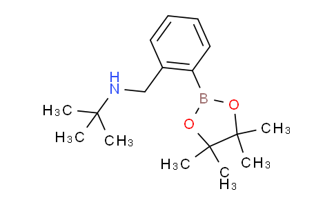 2-methyl-N-(2-(4,4,5,5-tetramethyl-1,3,2-dioxaborolan-2-yl)benzyl)propan-2-amine