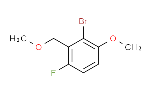 2-Bromo-4-fluoro-1-methoxy-3-(methoxymethyl)benzene