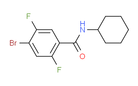 4-Bromo-N-cyclohexyl-2,5-difluorobenzamide