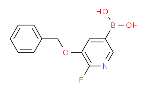 5-(苄氧基)-6-氟吡啶-3-基硼酸