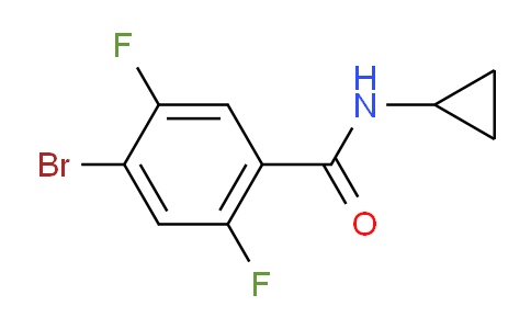 4-Bromo-N-cyclopropyl-2,5-difluorobenzamide