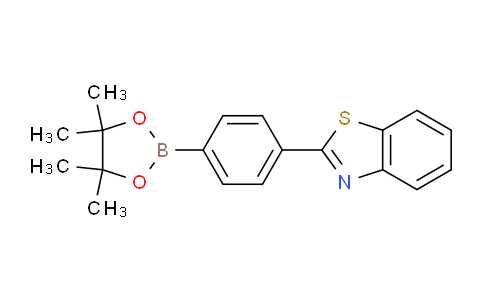 2-(4-(4,4,5,5-Tetramethyl-1,3,2-dioxaborolan-2-yl)phenyl)benzo[d]thiazole
