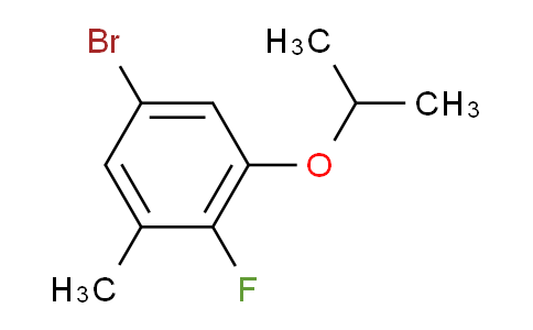 5-Bromo-2-fluoro-1-isopropoxy-3-methylbenzene