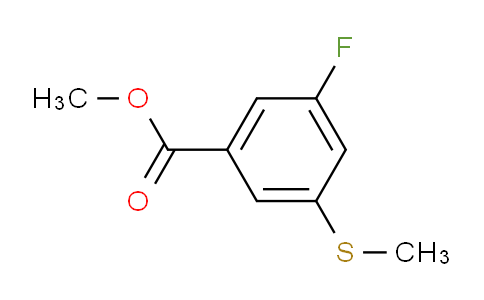 Methyl 3-fluoro-5-(methylthio)benzoate