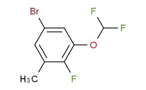 5-Bromo-1-(difluoromethoxy)-2-fluoro-3-methylbenzene