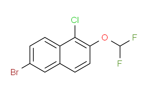 6-Bromo-1-chloro-2-(difluoromethoxy)naphthalene