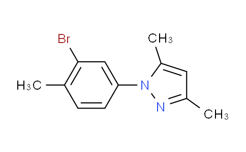 1-(3-Bromo-4-methylphenyl)-3,5-dimethyl-1H-pyrazole