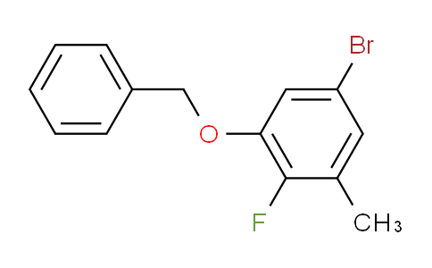 1-(benzyloxy)-5-bromo-2-fluoro-3-methylbenzene