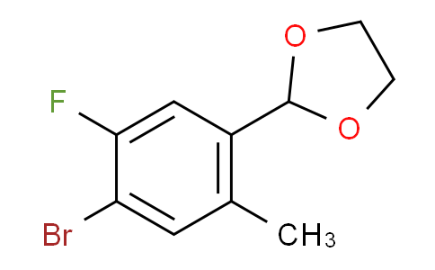 2-(4-Bromo-5-fluoro-2-methylphenyl)-1,3-dioxolane