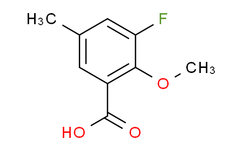 3-Fluoro-2-methoxy-5-methylbenzoic acid