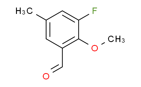 3-Fluoro-2-methoxy-5-methylbenzaldehyde