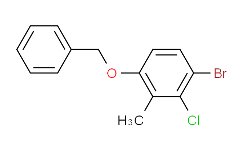 1-(benzyloxy)-4-bromo-3-chloro-2-methylbenzene