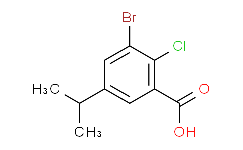 3-Bromo-2-chloro-5-isopropylbenzoic acid