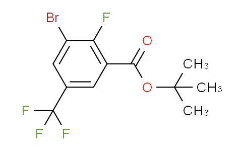 Tert-butyl 3-bromo-2-fluoro-5-(trifluoromethyl)benzoate