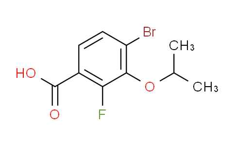 4-Bromo-2-fluoro-3-isopropoxybenzoic acid