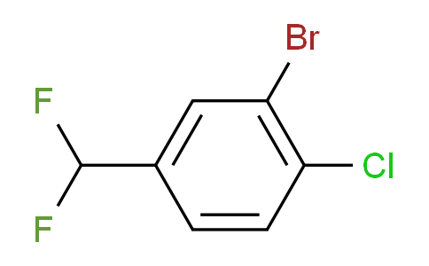 2-Bromo-1-chloro-4-(difluoromethyl)benzene