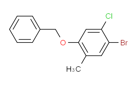 1-(Benzyloxy)-4-bromo-5-chloro-2-methylbenzene