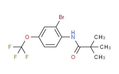 N-(2-bromo-4-(trifluoromethoxy)phenyl)pivalamide