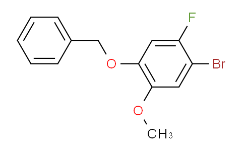 1-(Benzyloxy)-4-bromo-5-fluoro-2-methoxybenzene