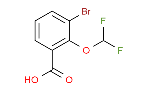 3-Bromo-2-(difluoromethoxy)benzoic acid