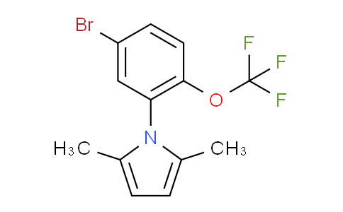 1-(5-Bromo-2-(trifluoromethoxy)phenyl)-2,5-dimethyl-1H-pyrrole
