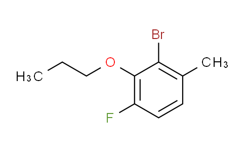 2-Bromo-4-fluoro-1-methyl-3-propoxybenzene