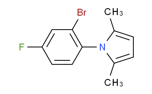 1-(2-Bromo-4-fluorophenyl)-2,5-dimethyl-1H-pyrrole