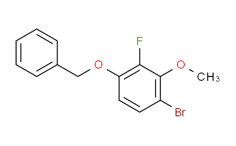 1-(Benzyloxy)-4-bromo-2-fluoro-3-methoxybenzene