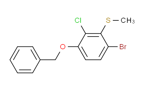 (3-(Benzyloxy)-6-bromo-2-chlorophenyl)(methyl)sulfane
