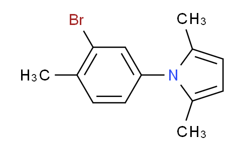 1-(3-Bromo-4-methylphenyl)-2,5-dimethyl-1H-pyrrole