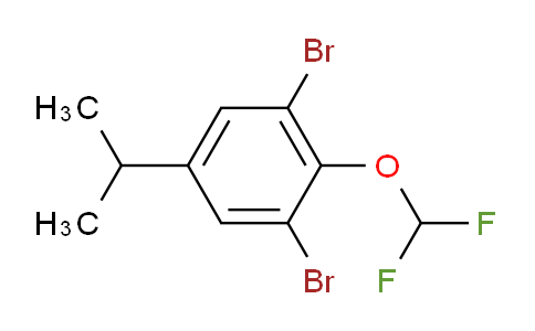 1,3-Dibromo-2-(difluoromethoxy)-5-isopropylbenzene