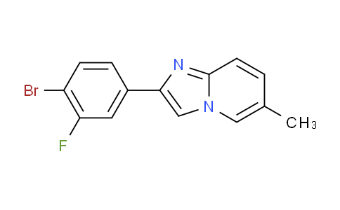 2-(4-Bromo-3-fluorophenyl)-6-methylimidazo[1,2-a]pyridine