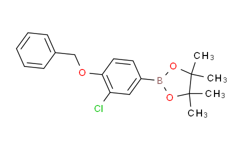 2-(4-(Benzyloxy)-3-chlorophenyl)-4,4,5,5-tetramethyl-1,3,2-dioxaborolane