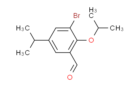 3-Bromo-2-isopropoxy-5-isopropylbenzaldehyde