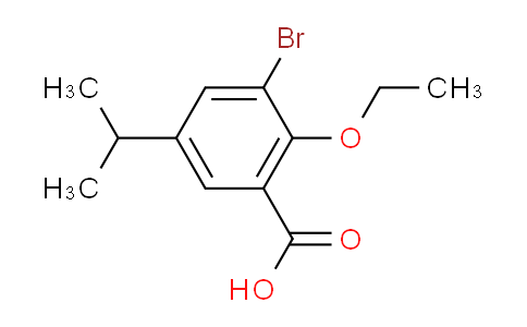 3-Bromo-2-ethoxy-5-isopropylbenzoic acid