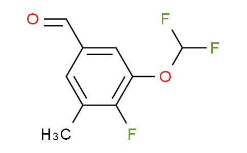 3-(Difluoromethoxy)-4-fluoro-5-methylbenzaldehyde