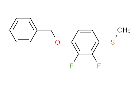 (4-(Benzyloxy)-2,3-difluorophenyl)(methyl)sulfane