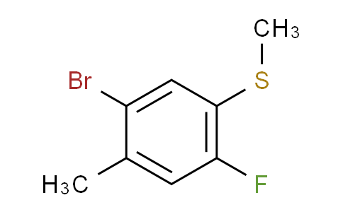 (5-Bromo-2-fluoro-4-methylphenyl)(methyl)sulfane