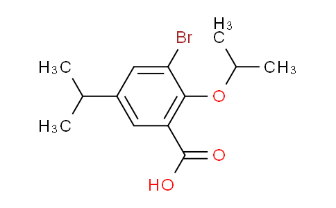 3-Bromo-2-isopropoxy-5-isopropylbenzoic acid