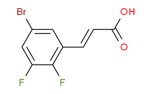 (E)-3-(5-bromo-2,3-difluorophenyl)acrylic acid