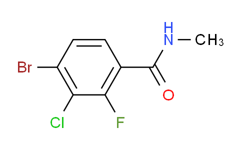 4-Bromo-3-chloro-2-fluoro-N-methylbenzamide