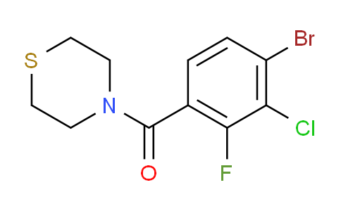 (4-Bromo-3-chloro-2-fluorophenyl)(thiomorpholino)methanone